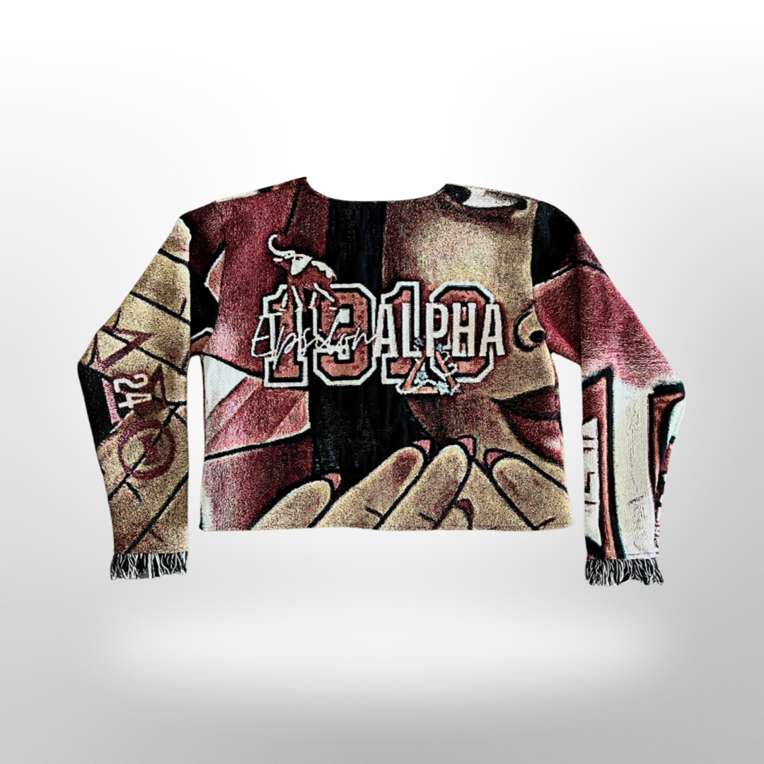 A.T.F Tapestry Crop Jacket