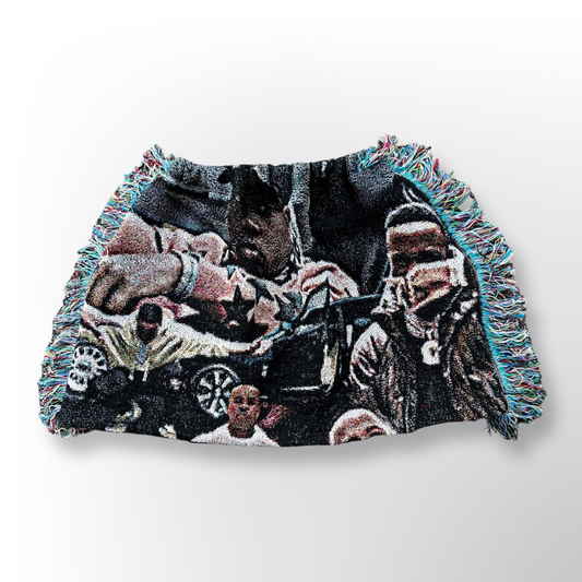 A.T.F Tapestry Mini Skirt